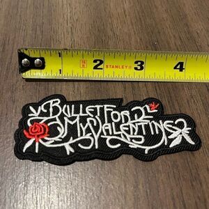 Bullet For My Valentine BFMV Logo Cutout Iron On Appliqué Patch